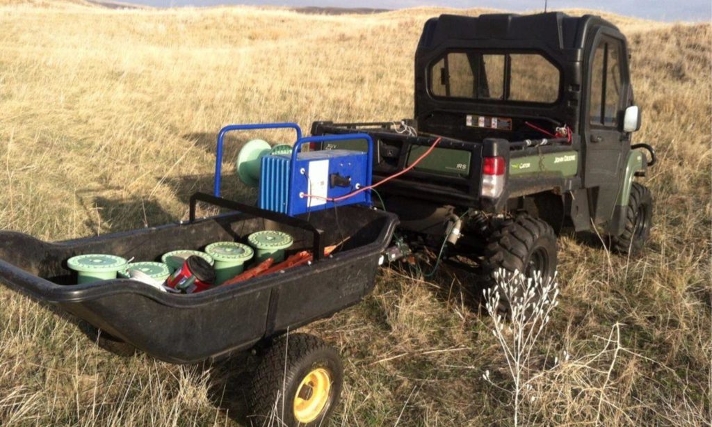 Electric Fence Wire Winder - Wire Tornado in Trailer